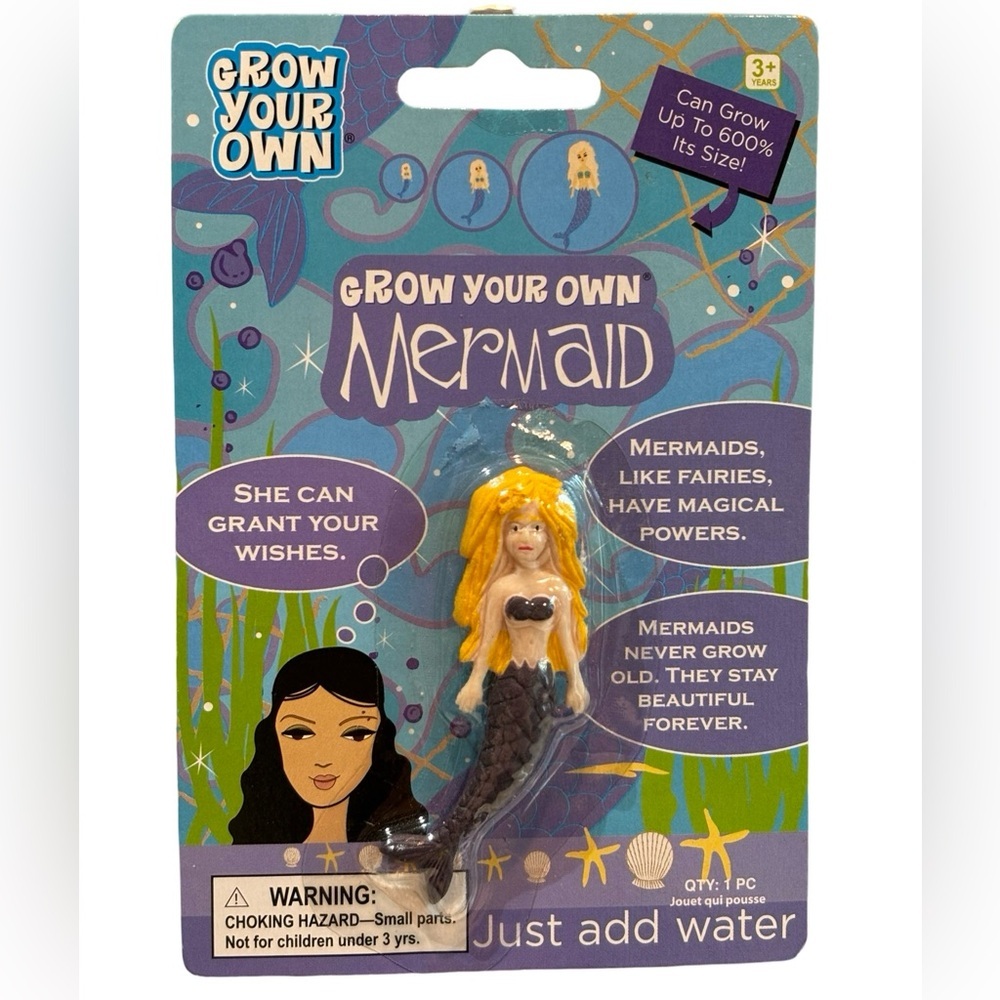 Grow Your Own Mermaid Toy